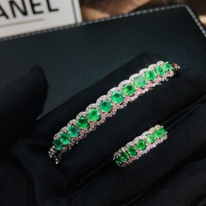 Emerald Ring And Bracelet